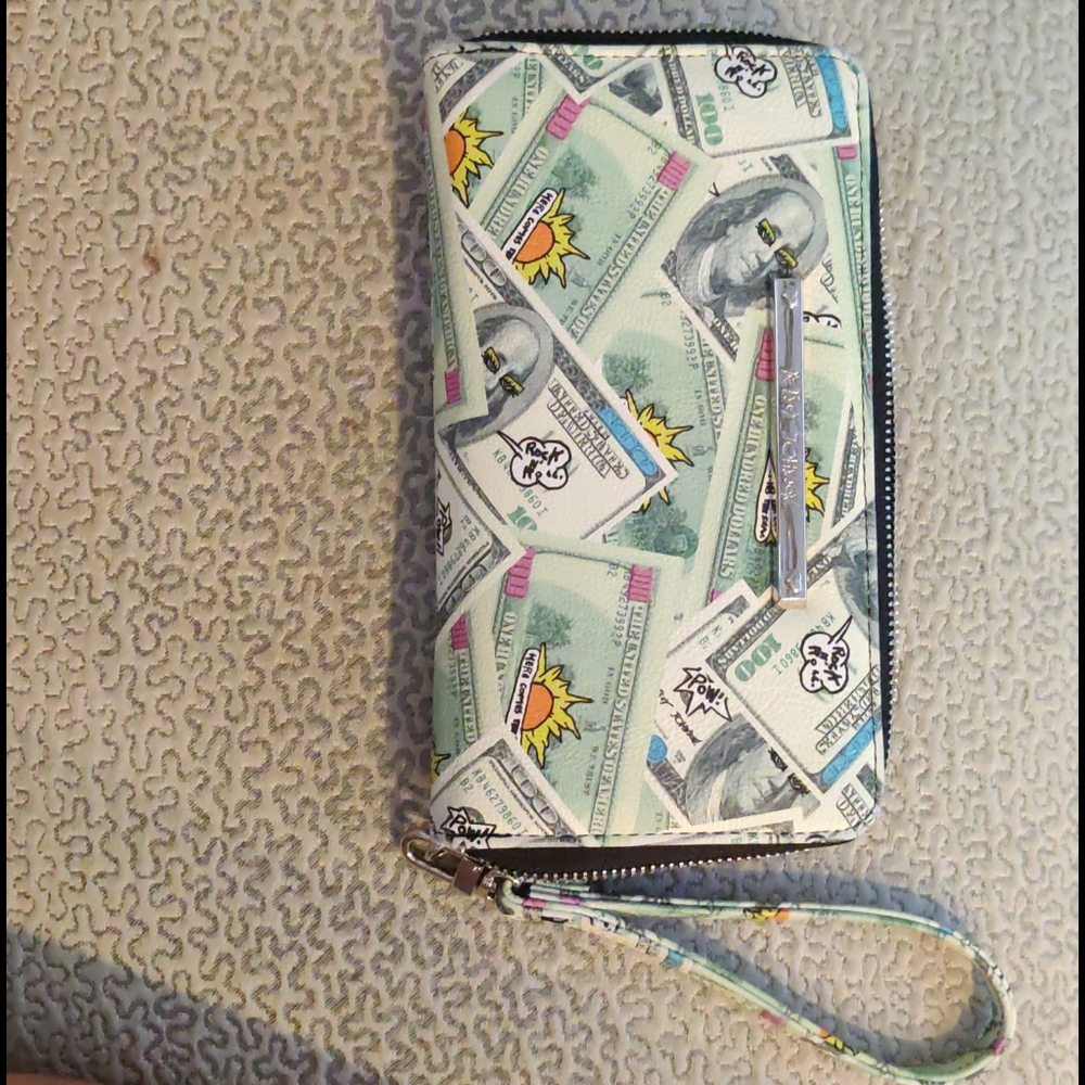 Betsey Johnson Bill Franklin Doodle Wallet/Clutch